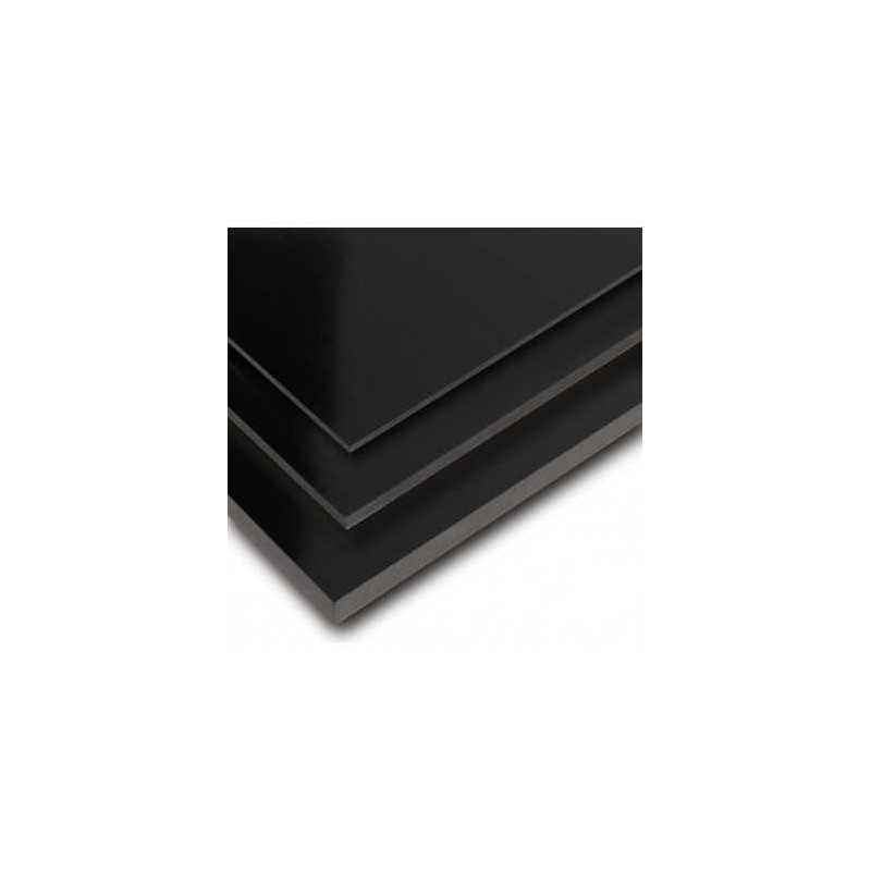 PLACA PVC PRETO ESPESSURA 3MM 3,05X1,56 MT