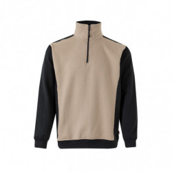 TWO-TONE QUARTERZIP SWEATSHIRT 105703