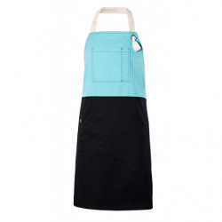 TWO-TONE BIB APRON 404210B