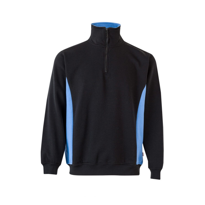 TWO-TONE QUARTERZIP SWEATSHIRT 105704